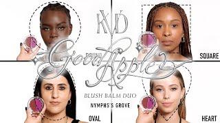 BLUSH PLACEMENT FOR YOUR FACE SHAPE WITH GOOD APPLE BLUSH BALM // KVD ARTISTRY STUDIO