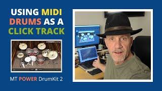 Recording Tutorial - using MIDI drums as a Click Track in Reaper  [MT Power Drumkit 2]