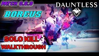 Dauntless - Boreus Heroic Solo Kill Walkthrough & Commentary