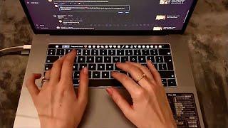 ASMR - Typing & replying to comments (2) - Typing - clicky whispers