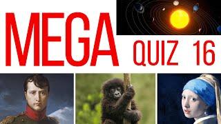 BEST ULTIMATE MEGA QUIZ | Game #16 | 100 Questions