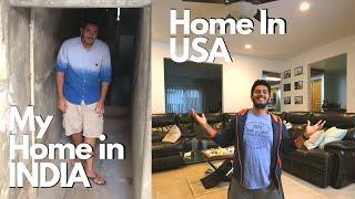 My House in India vs My House in USA! Must Watch - Very Inspirational Journey!