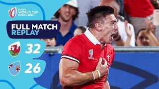 Wales hold on for a big win! | Wales vs Fiji - Pool C | Rugby World Cup 2023 Full Match Replay