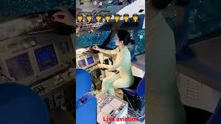 Aviator's Essence: Mesmerizing Woman's Training on Simulator