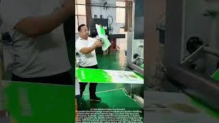 The production process of the bag: the technology of cutting defective products