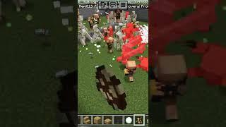 IRON GOLEM VS PIGLIN BRUTE #acgamer #minecraft #shorts .........