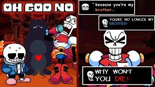 FNF: Oh God No - Undertale Cover // Papyrus Vs Sans // Bad Bone █ Friday Night Funkin' █