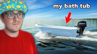 I Turned My Bathtub Into A Boat
