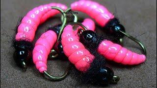 Fly Tying a Most Effective Hot Pink Bug by Mak 