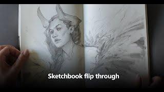 Another sketchbook flip through (vol. 6)