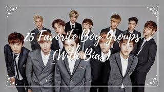 25 Favorite Boy Groups (With Bias)