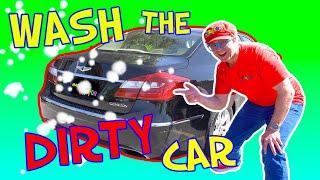 Matty Crayon Washes a Very Dirty Car | Educational Videos For Kids