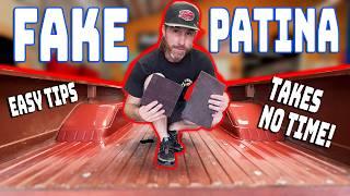 Make Shiny Paint Look Old - How to Fake Patina Your Truck!