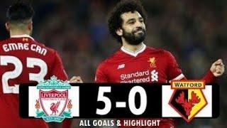 Liverpool vs Watford (5:0) Liga Inggris 2017/2018 - All Goals & Extended Highlights