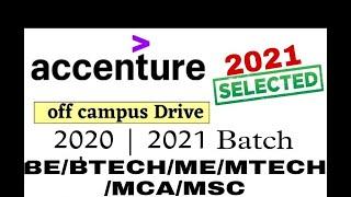 Accenture  Off Campus Drive 2020 | 2021 | - Jobs and Internships