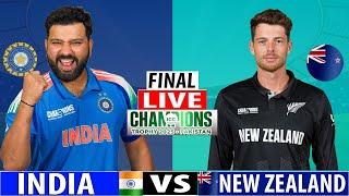 India vs New Zealand, ICC Champions Trophy |IND vs NZ Final Live Match Today Commentary #livescore 1