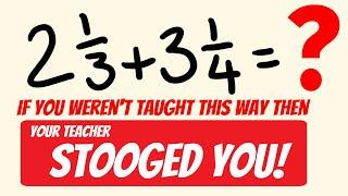 Mixed number fraction trick - Imagine how much time you could have saved!