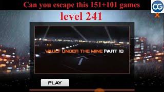 Can you escape this 151+101 games level 241 - VAULT UNDER THE MINE PART 10 - Complete Game