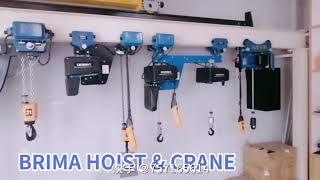 BRIMA  European electric wire rope hoist from 1ton to 100ton