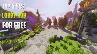 Top 5 Best Minecraft Server Lobby Hub Maps + Free Download Part 3 ! 2023