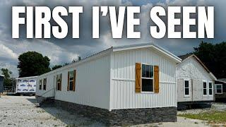 WOW, I don't RUN across single wide mobile homes like this OFTEN! Prefab House Tour