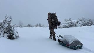 Camping in a Blizzard - Extreme Winter Storm Tent Camping Adventure in Heavy Snow Survival