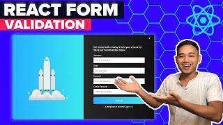 React Form Validation Using Custom Hooks Tutorial - Beginner React JS Project
