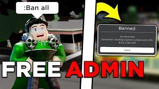 How to get ADMIN in ALL ROBLOX GAMES For Free (how to get admin on any roblox game 2023)