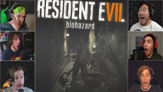 Gamers Reactions to the Jack Baker Breaking the Wall (Jumpscare) | Resident Evil 7: Biohazard