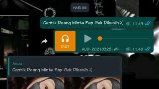 CHAT WA VIRAL DITIKTOK | CANTIK DOANG MINTA PAP GAK DIKASIH | Dj TANTE TANTE CULIK AKU DONG