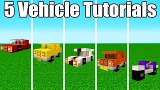 Minecraft Tutorial: How To Make A Car 5 Vehicle Tutorials "2019 City Tutorial"