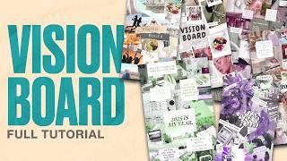 How To Make A Vision Board For 2025 In Kittl