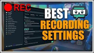 BEST SETTINGS for RECORDING VIDEOS with STREAMLABS OBS | YouTube, TikTok and More!