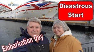 Embarkation Day Woes on P&O Cruises Aurora