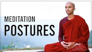 Meditation Postures ‍️| Buddhism In English