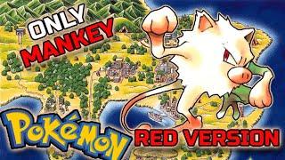 Can you Beat Pokemon Red with ONLY MANKEY?