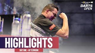 BACK WITH A BIG FISH!  | Day One Afternoon Highlights | 2025 Lecot Belgian Darts Open