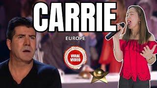 Spectacular Audition from Maramar || Carrie song by Europe || BGT