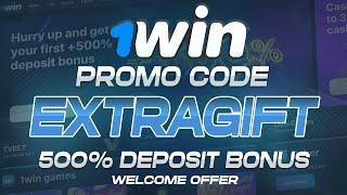 1Win Promo Code 'EXTRAGIFT' - 500% Deposit Bonus