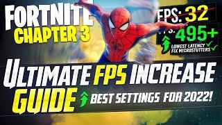  FORTNITE CHAPTER 3: Dramatically increase performance / FPS with any setup! *BEST SETTINGS* 2022 