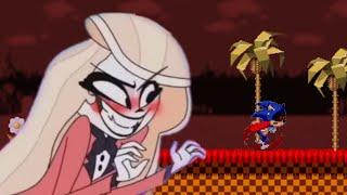 sonic.exe vs Charlie Morningstar #демоны #отельхазбин