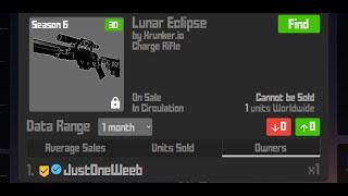 Getting Lunar Eclipse Charge Rifle in Krunker.io!