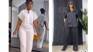 How to cut trouser with band and elastic waist