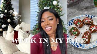 SPEND THE WEEK WITH ME: healthy lifestyle, night selfcare routine + christmas baking | VLOG