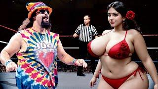 WWE WrestleMania ClassicsDude Love Mick Foley vs. Megha Yadav I WWE WrestleMania III Match