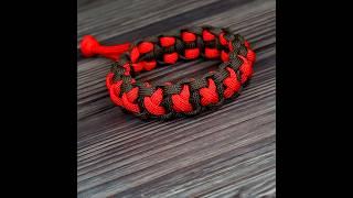 Crisscrossed Paracord Bracelet #shorts