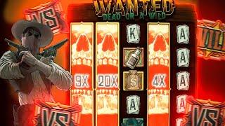 AMAZING SESSION ON WANTED DEAD OR A WILD || CASINO SPARTAN