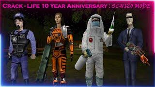 [Half Life  - Crack-Life 10 Year Anniversary (Schizo Mode)] Mod Full Walkthrough