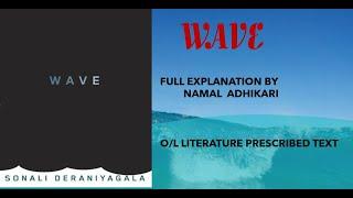 ENGLISH LITERATURE  | WAVE  |  FULL EXPLANATION O/L  |  NAMAL ADHIKARI