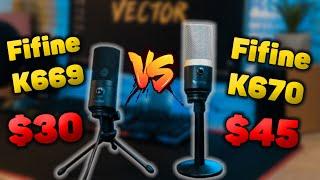 СРАВНЕНИЕ FIFINE K669 VS FIFINE K670. КАКОЙ МИКРОФОН ВЫБРАТЬ?!  ЛУЧШИЙ USB МИКРОФОН ИЗ КИТАЯ!